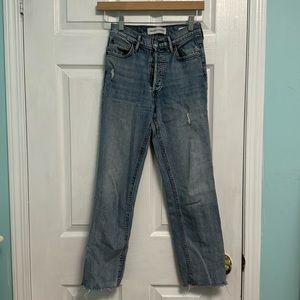 Aritzia Denim Forum The Arlo High Rise Straight Jean